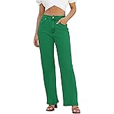 ETTELO Womens Jeans High Waisted Straight Leg Loose Stretchy Lightweight Tummy Control Trendy Jeans for Women 2025