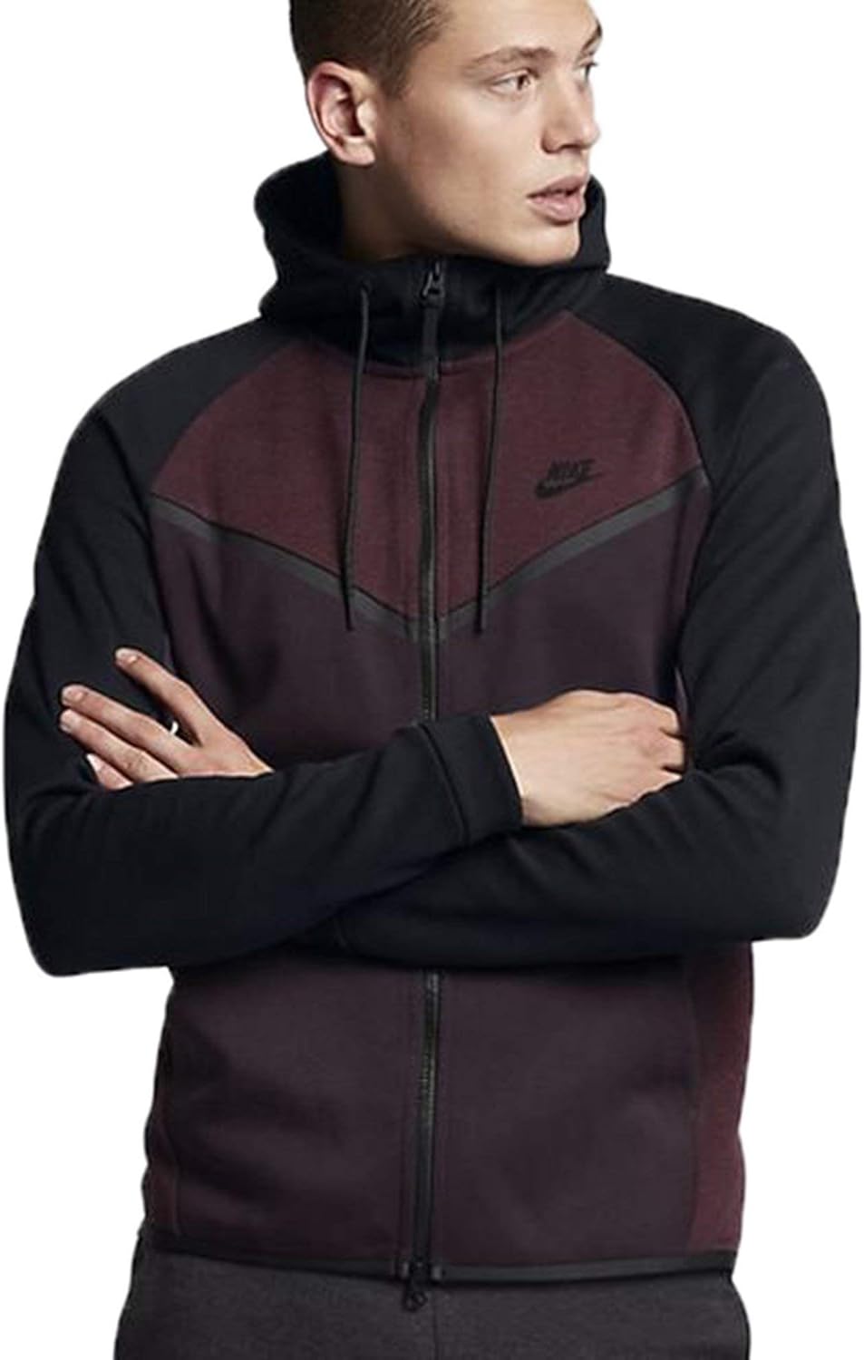 nike tech fleece colorblocked windrunner