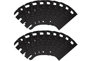 QUFA Door Hinge Shims, Filling Gaps in Interior Doors Adjusting The Spacing to Align Them, Used to Solve Problems Such As Door Air Leakage, Can Be Trimmed,4 Inch (10, 4 Inch Hinge shims)