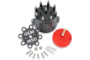 MSD 84336 HEI Distributor Cap and Rotor Kit Black