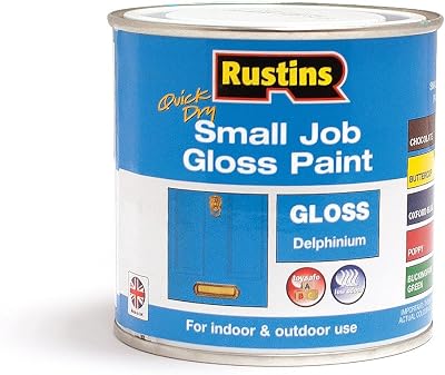 Rustins Small Job Gloss Paint Delphinium 250ml