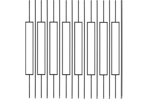 Vilstomes Wrought Iron Balusters, 16 Pack Metal Deck Spindles, 1/2" Deck Balusters Hollow Iron Spindles, Staircase Baluster (8 Single Rectangle + 8 Straight)