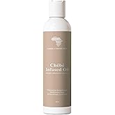 Sahel cosmetics Chebe Infused Oil, Natural Hair Strengthening Nourishment to minimize breakage and promote length retention (4 oz)
