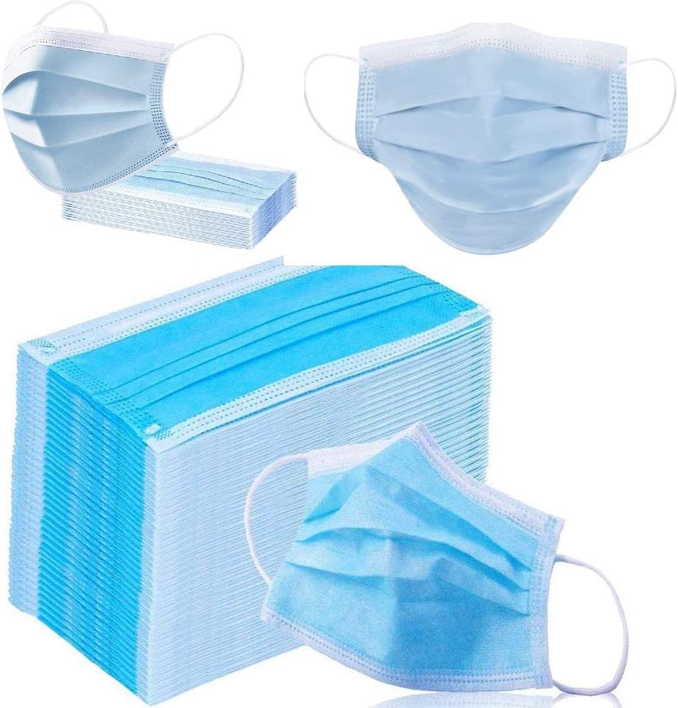 Disposable Surgical Face Protection Ear Loop Dust Protection, Blue 1-50PCS (12)