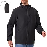 ACCNUO Rain Jacket Men Waterproof Lightweight Mens Rain Jackets Waterproof With Hood Raincoat for Cycling Hiking Camping