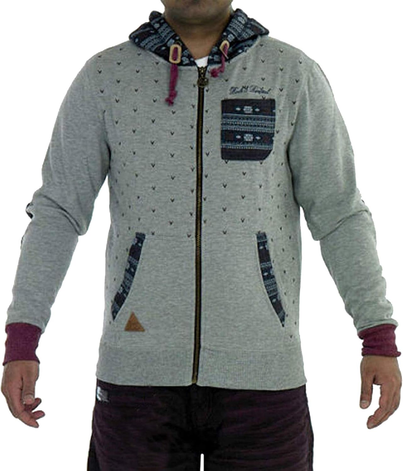 mens designer zip hoodie