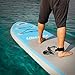 Uboway Inflatable Stand Up Paddle Board 6 inch Thick iSUP with Adjustable Paddle, Backpack, Pump, Elastic Rope, Fin, Repair Kit 10 ft Long 30 inch Wide