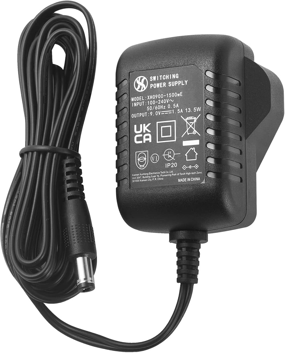Security-01 DC 9V 1.5A Power Supply 5.5x2.1mm Center Positive