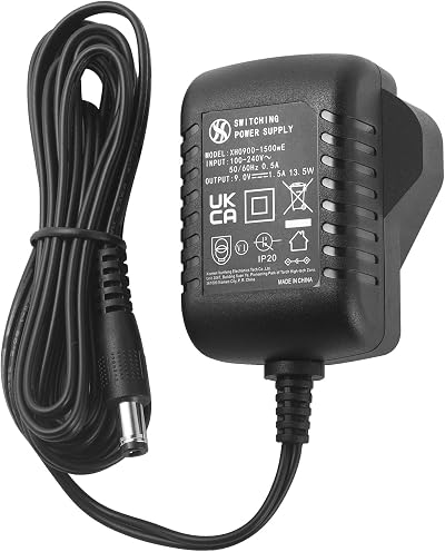 Security-01 DC 9V 1.5A Power Supply 5.5x2.1mm Center Positive