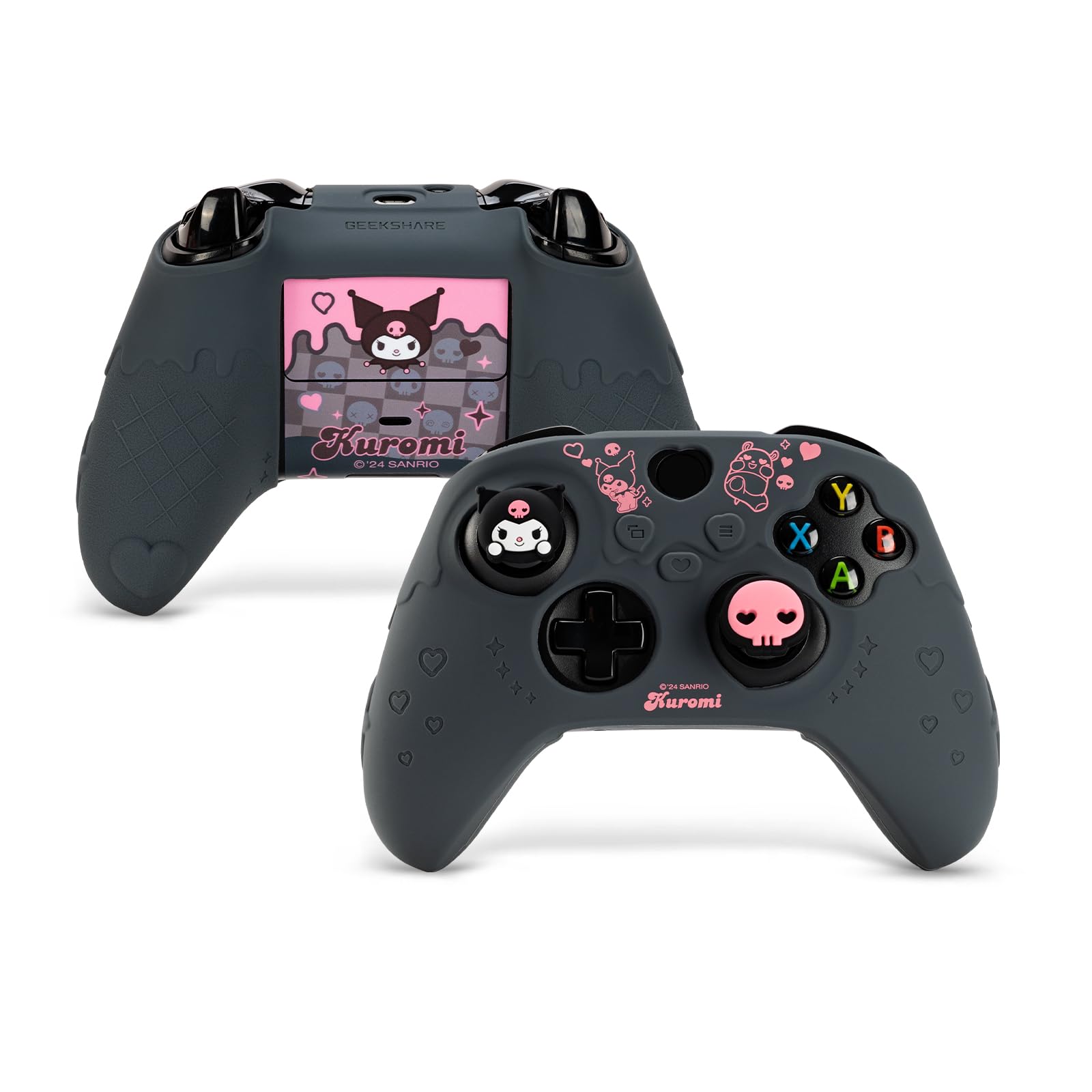Kuitmor Controller Cover Skin for Xbox Series X/S,Soft Silicone Anti-Slip Protective Cover Skin Case Compatible with Xbox Controller with 2 Thumb Grip Caps - KLM