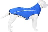 Mile High Life Dog Raincoat Adjustable Waterproof Lightweight Reflective Stripe