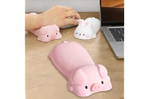 1 Pack Cute Animal-Shaped Mouse Wrist Rest Soft Office - Ergonomic Fatigue Relief for Home Gaming, Computer Laptop Arm Suppor