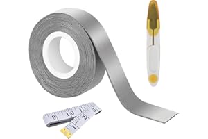 TRINKA Golf Lead Tape 1/2" x 60", 2 Grams Per Inch High Density Adhesive Lead Tape with Tape Measure & U-Shaped Scissors, Add Swing Weight for Golf Tennis Racket Pickleball Paddle Adjust Weight