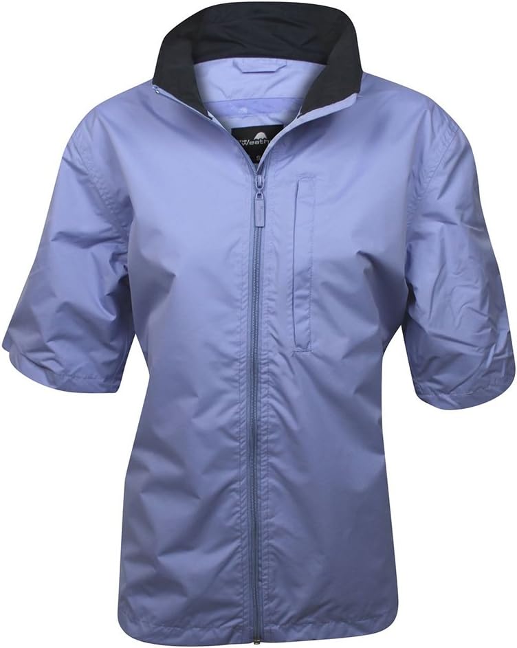 The Weather Apparel Co Short Sleeve Golf Jacket 2017 Womens Lavander/Navy X-Large