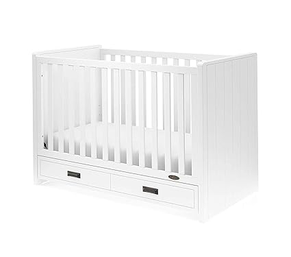Amazon Com Cottage 3 In 1 Convertible Crib With Drawer White