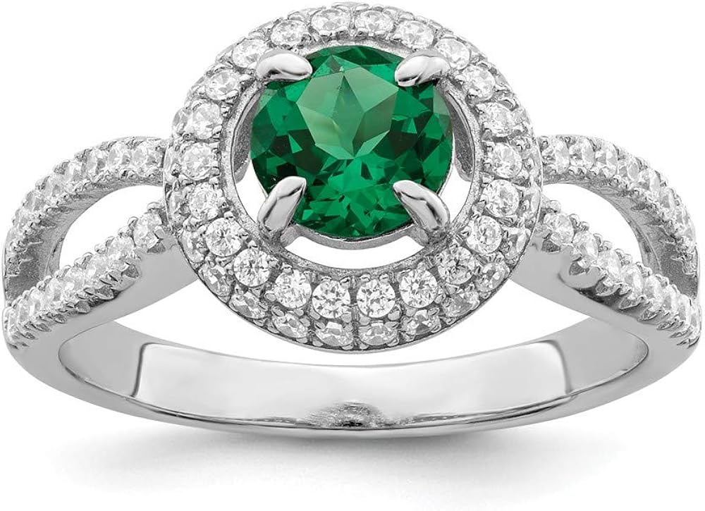 925 Sterling Silver Cubic Zirconia Cz Circle Band Ring Fine Jewelry For Women Gift Set