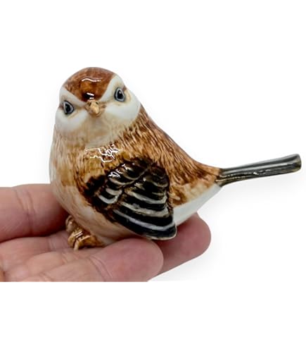 小鳥　彫刻品 木製の鳥の彫刻 4点セット 25％オフのお得なセット | Saezuri