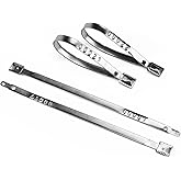 LeadSeals 100 PCS Metal Truck Seals Security Seals Heavy Duty Metal Container Seal, Trailer Seals, Steel Seals, Shipping Seals Numbered Sequentially