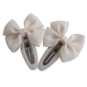Amazon Com 2 Pcs Snap Clips Hair Bow Hair Clips Barrattes
