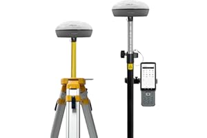 SMAJAYU SMA20RTK PPK PPP IMU NOAA certificated GNSS RTK Rover Base Collector, Survey Software, PPK Calculation, Upto 25km by PPK, 1cm RTK Accuracy,1408channels,Static RTK Base Dual Mode(Exclude Tripod&Pole)