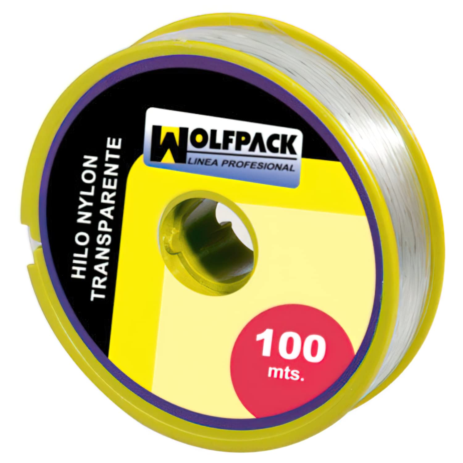 Wolfpack 16010355 Nylon Cord, Transparent, 0.7 mm, Roll of 100 m
