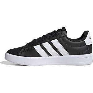 adidas Mens Grand Court Simpsons Lace Up Sneakers Shoes Casual - White
