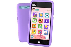 MOMILLA Kids Toys Smart Phone, Christmas Birthday Gifts for Girls Grandkids, 3.97" Kids Phone, 16 GB Mini Play Cell Phone, Toddler Toys for Girls Age 3 4 5 6 7 8 9 10 Years Old (Front Camera Only)
