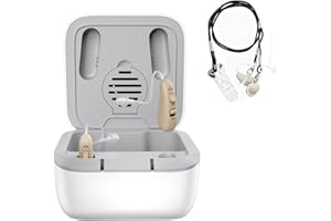 Ceretone Hearing Aids for Seniors Rechargeable, BTE (Behind-the-ear) OTC Hearing Aid with Noise Reduction,Premium Sound Quali