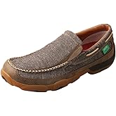 Twisted X Men's Slip-On Driving Moc, Moc Toe, Dust, 10.5 M