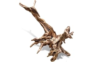 PINVNBY Large Driftwood for Aquarium Fish Tank Decorations Natural Assorted Branches Bearded Dragon Tank Accessories Terrarium Decor for Aquarium Decor (11-18 inches/1 Pack)