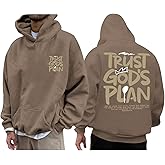 Weripoah Christian Hoodies for Men Jesus Hoodie Religious God Sweatshirts Faith Bible Verse Sweatshirt Inspirational Pullover