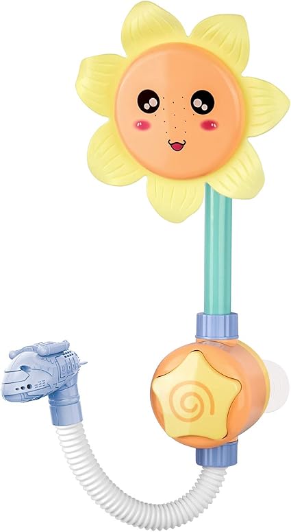 sunflower bath toy