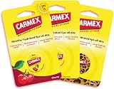Carmex Lip Balm Pot Triple Pack Classic Cherry Wild 7.5g SPF 15 view 3