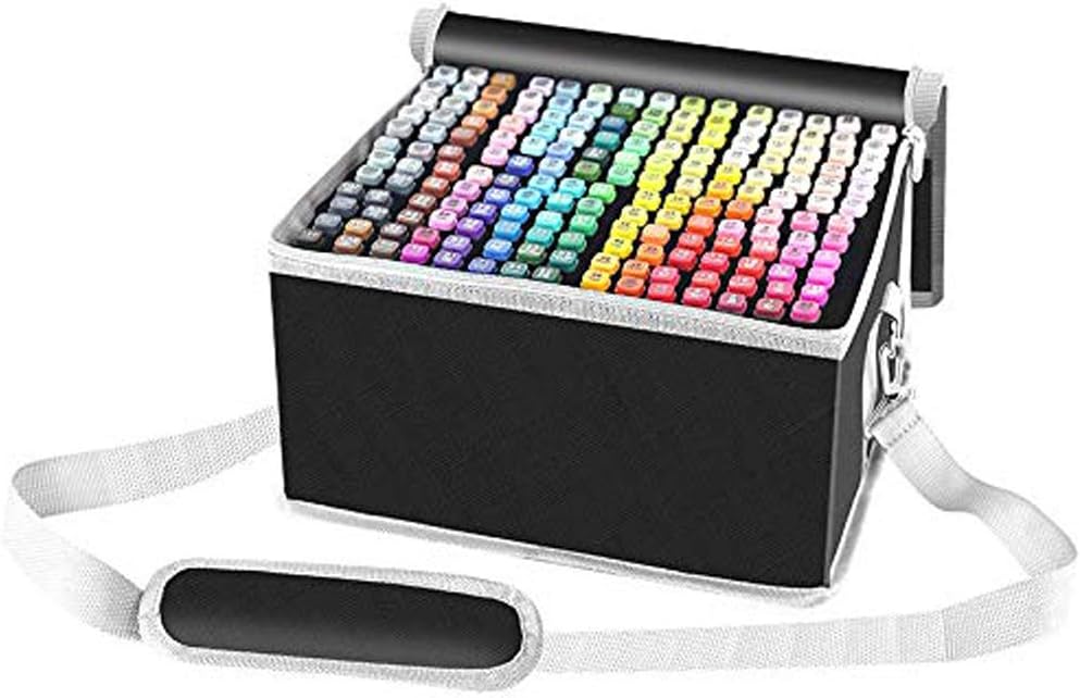168 Colors Touch Permanent Graphic Marker Pens Dual Tips Art Marker Pen for Drawing Sketching Coloring