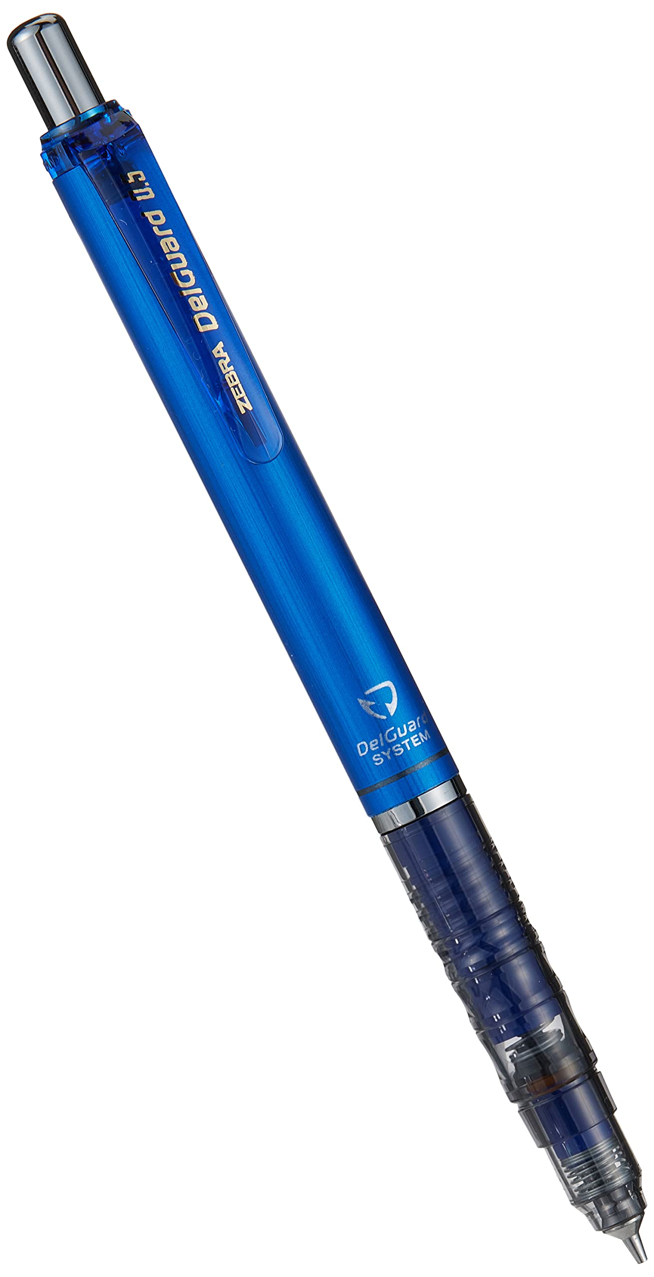 Zebra Pen DelGuard Mechanical Pencil, Secure & Reliable Propelling Pencil, Stylish & Unbreakable Pencils For Consistent Lines, Innovative & Reliable Retractable Pencils - Blue, 0.5 mm