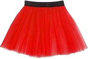 NONSOMPLE Elastic Tutu Skirt Tulle Running Tutu Adult Short Skirt for Dance Ballet Costume