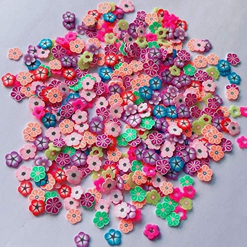 DICPOLIA Toys 3D Slice Fruit Face Decorations Slime Making Supply Fruit Fimo Slices for Sticking to Slime and DIY Crafts, Nail Art and Decoration