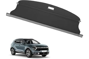 Vinomkii Cargo Cover Fit for Kia Sportage 2023 2024 2025 Retractable Trunk Rear Security Cover Shielding Shade Trunk Cover Cargo Lid