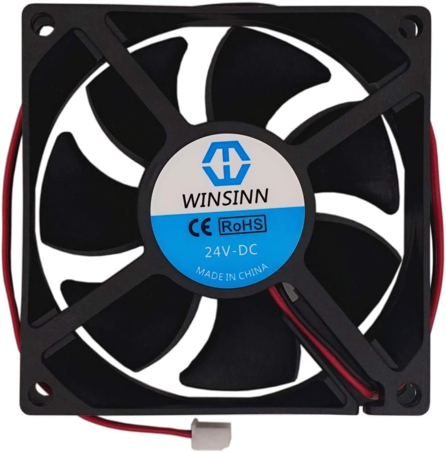 WINSINN 80mm Fan 24V DC Brushless Quiet Cooling 8025 80x25mm For PC Computer Case CPU Set-top Box Router Receiver DVR Playstation Xbox - Image 3