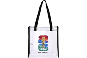 Wagon International Official FIFA World Cup 26 Clear Tote Bag - 12x12 Stadium Approved Transparent Bag - Canada Mexico USA 20