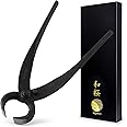 Wazakura Hand Forged Bonsai Root Cutter MADE IN JAPAN 6.7 inch (170 mm), Black Carbon Steel Bonsai Tree Cutter for Branch and Roots, Multipurpose Japanese Gardening Tools