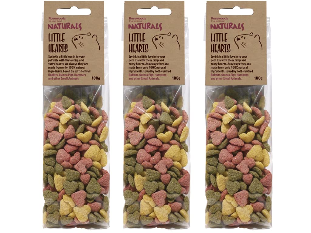 Rosewood Naturals Little Hearts | Pack of 3 x 100g