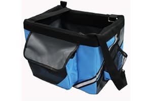 GAORUI Foldable Pet Bike Bicycle Basket Carrier Dog Cat Portable Handlebar