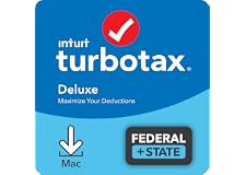 TurboTax Deluxe 2021 Tax Software, Federal and State Tax Return with Federal E-file [Amazon Exclusive] [MAC Download]