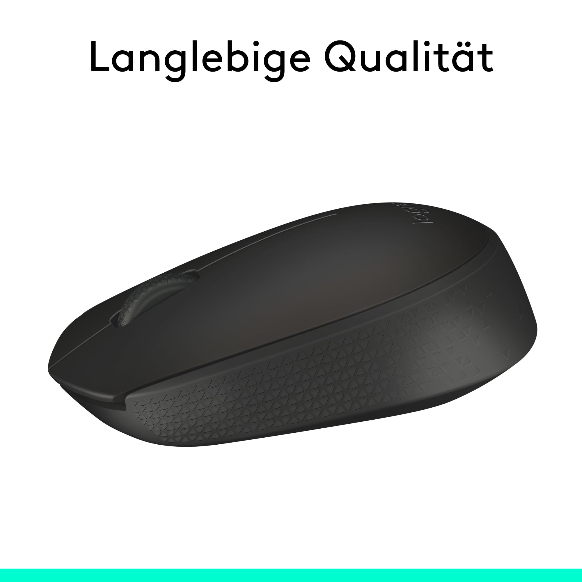 Logitech M171 Kabellose Maus, 2.4 GHz Verbindung via USB-Empfänger, Optischer Sensor, 12-Monate Akkulaufzeit, Für Links- und Rechtshänder, 3 Tasten, PC/Mac - Schwarz 6