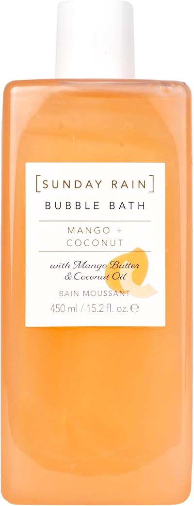 Sunday Rain Nourishing Luxury Uplifting Tropical Bubble Bath 450ml Mango Butter