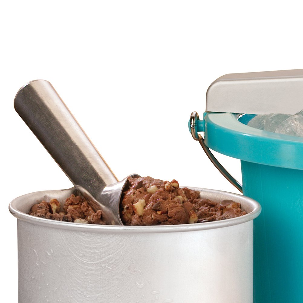 Nostalgia ICMP400BLUE 4Quart Electric Ice Cream Maker with Easy Carry
