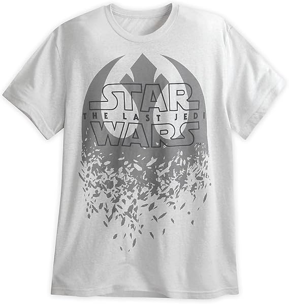 Amazon.com: Star Wars: The Last Jedi T-Shirt for Men Size XL Gray: Clothing