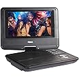 Naxa Electronics NPD-703 7-Inch TFT LCD Swivel Screen Portable DVD Player - Black Lacquer