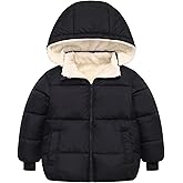 TUONROAD 1-6T Baby Girl Boy Winter Fleece Coats Toddler Warm Puffer Jackets Kids Down Alternative Outerwear